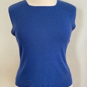 Chico's Design Blue Knit Top size 16 (Chico’s size 3)